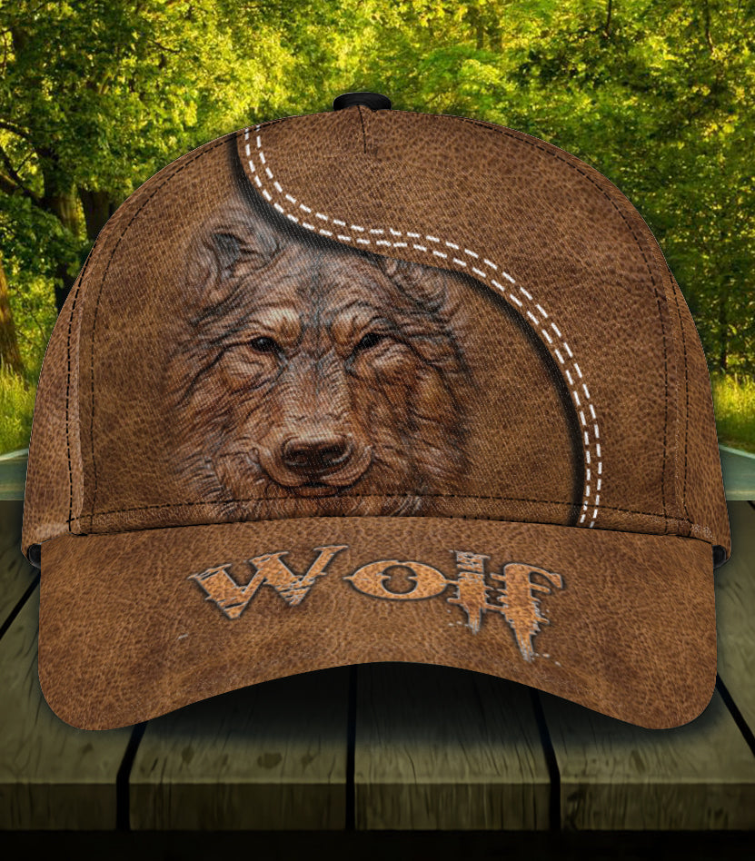 Personalized Wolf Classic Cap, Gift for Wolf Lovers Trucker Hats Custom Hats Gifts For Men & Women