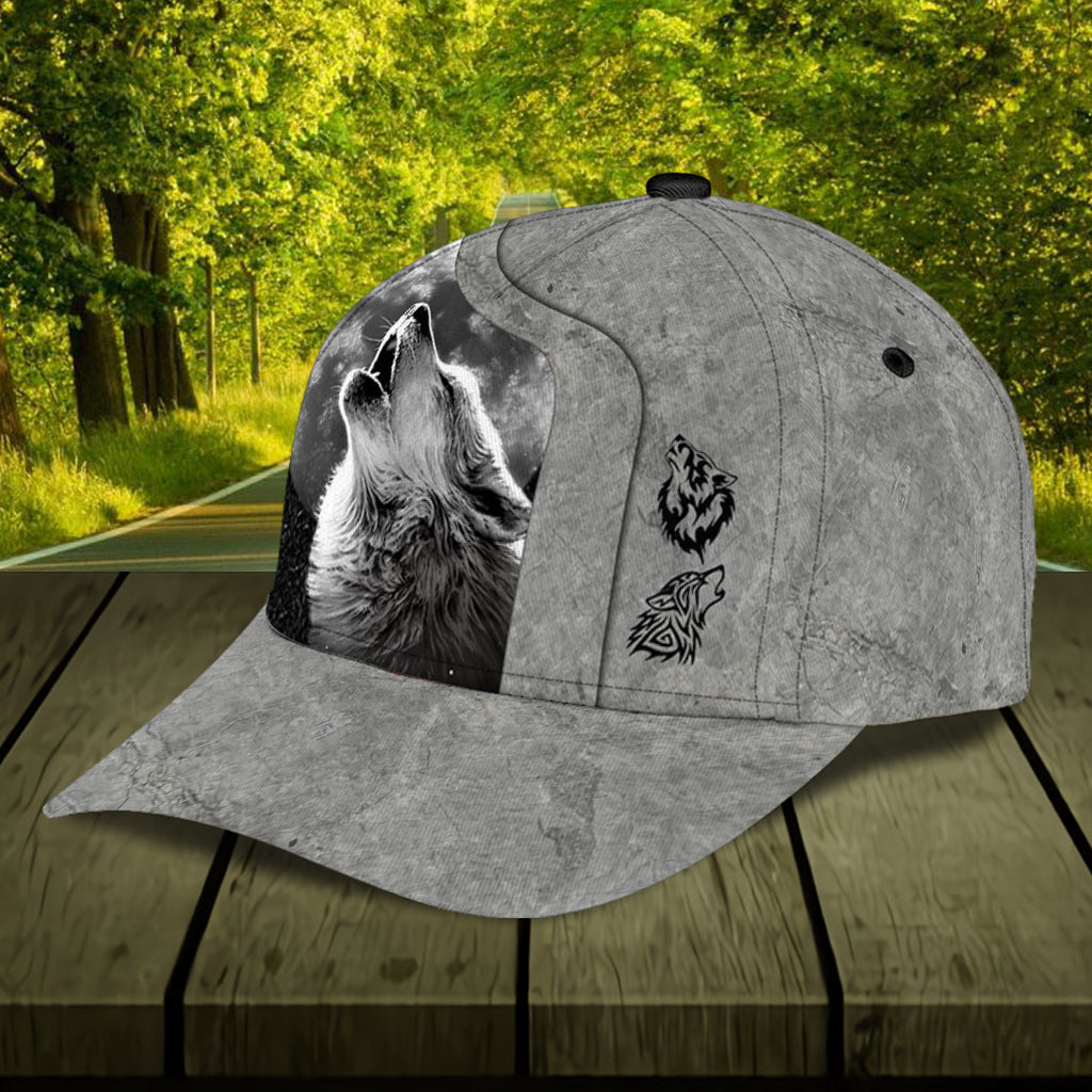 Personalized Wolf Classic Cap, Gift for Wolf Lovers Trucker Hats Custom Hats Gifts For Men & Women