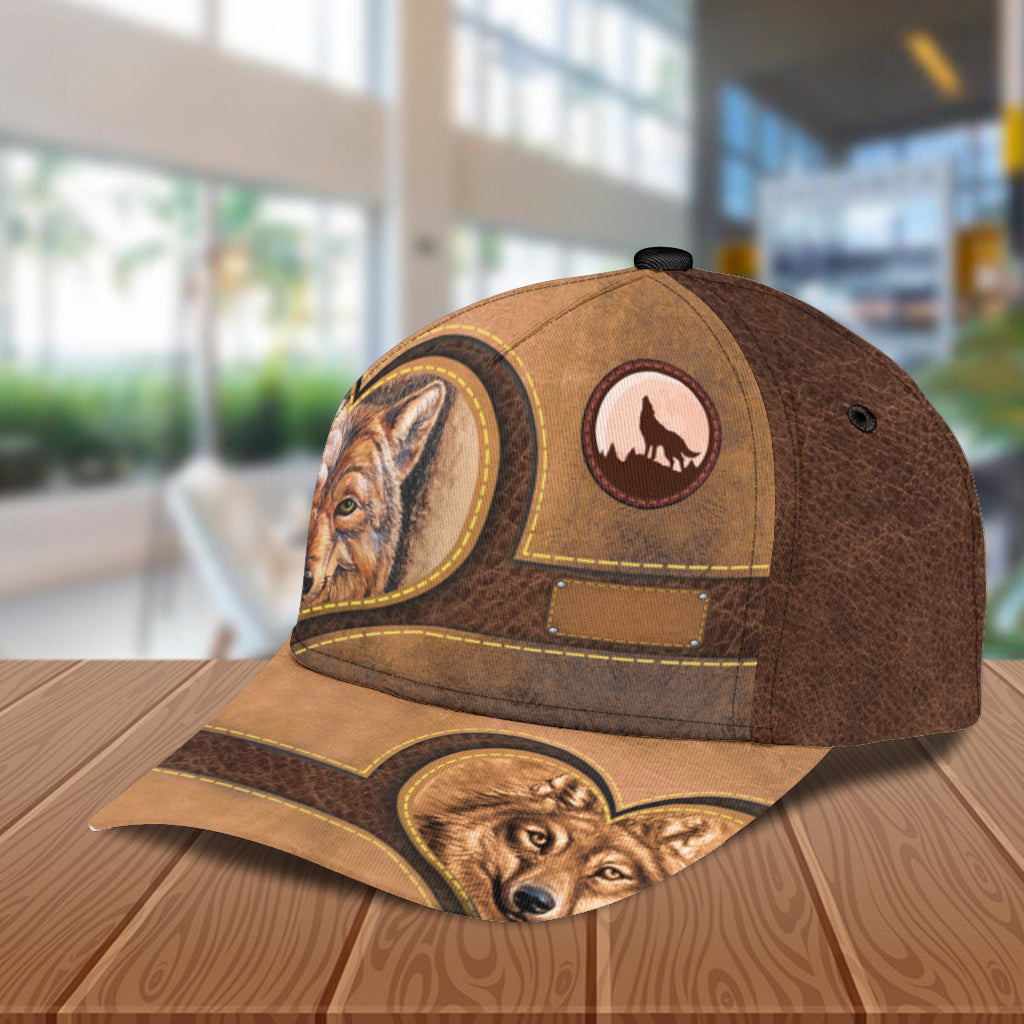 Personalized Wolf Classic Cap, Gift for Wolf Lovers Trucker Hats Custom Hats Gifts For Men & Women