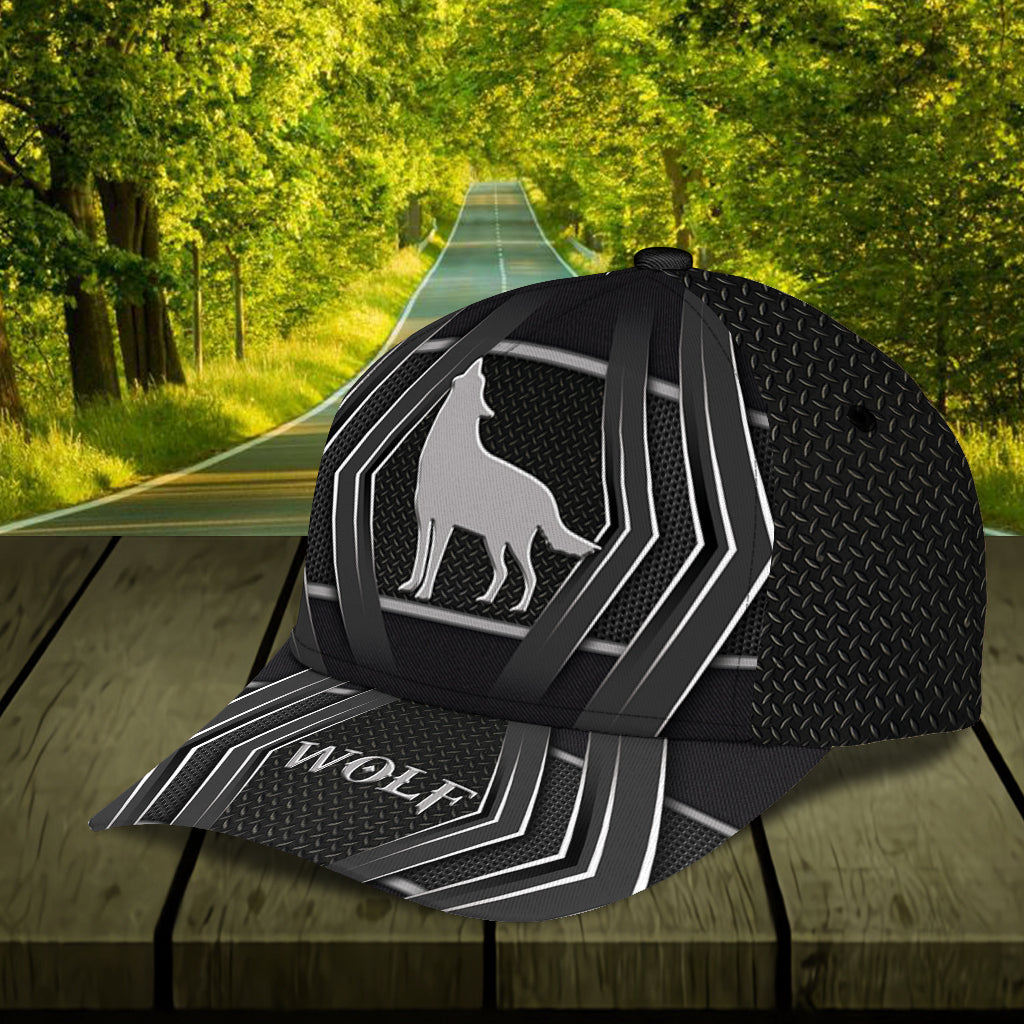 Personalized Wolf Classic Cap, Gift for Wolf Lovers Trucker Hats Custom Hats Gifts For Men & Women
