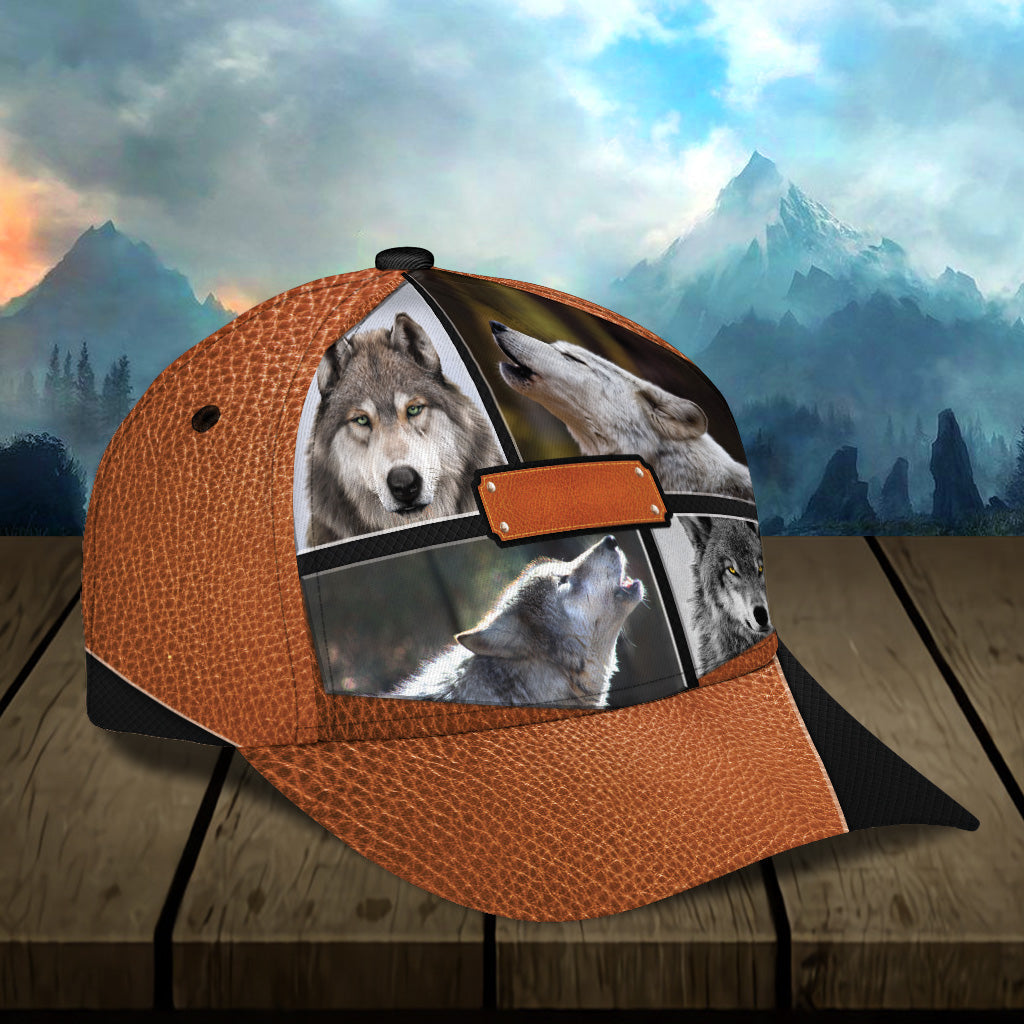 Personalized Wolf Classic Cap, Gift for Wolf Lovers Trucker Hats Custom Hats Gifts For Men & Women