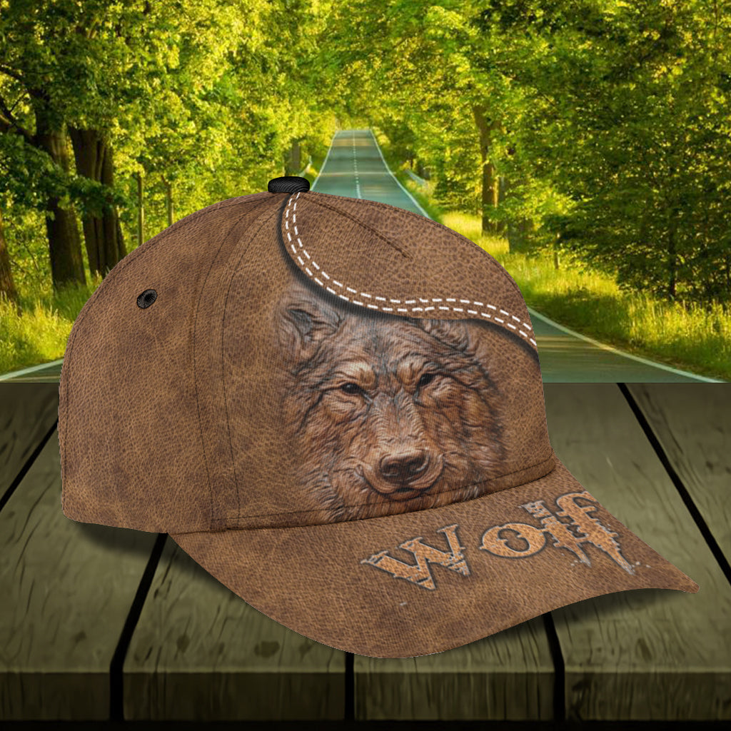 Personalized Wolf Classic Cap, Gift for Wolf Lovers Trucker Hats Custom Hats Gifts For Men & Women