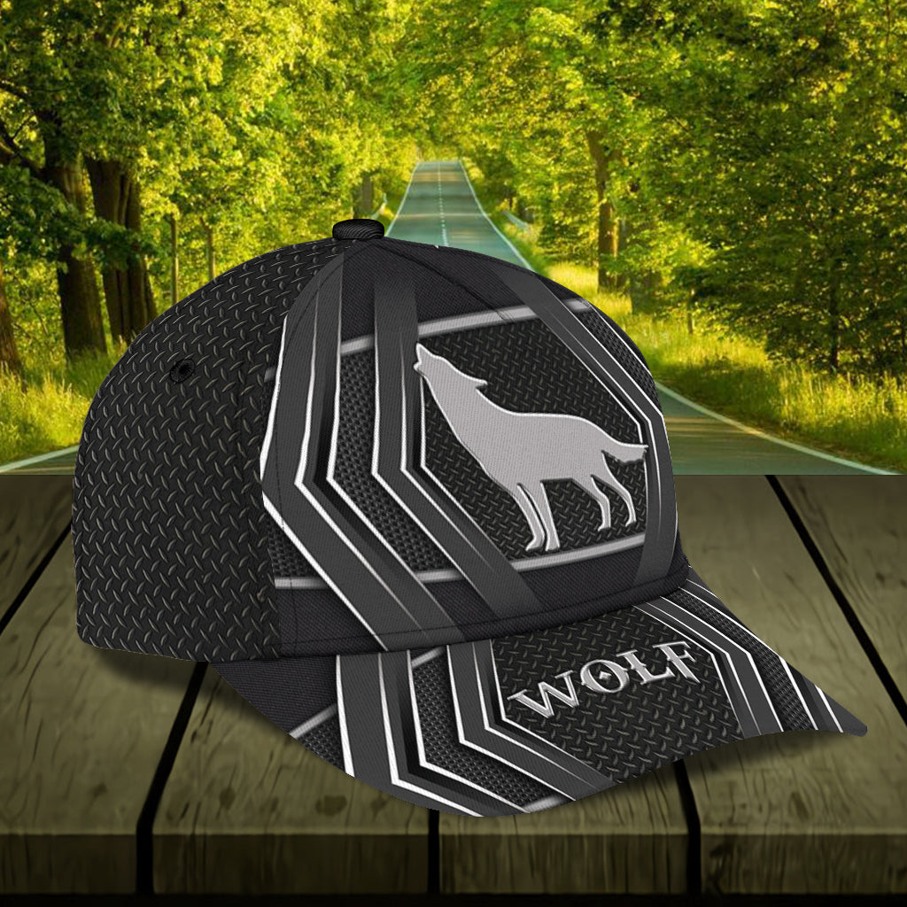 Personalized Wolf Classic Cap, Gift for Wolf Lovers Trucker Hats Custom Hats Gifts For Men & Women