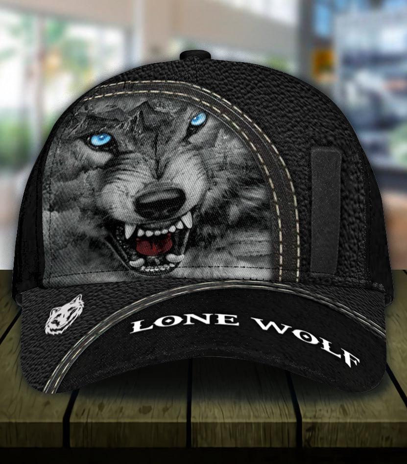 Personalized Wolf Classic Cap, Gift for Wolf Lovers Trucker Hats Custom Hats Gifts For Men & Women