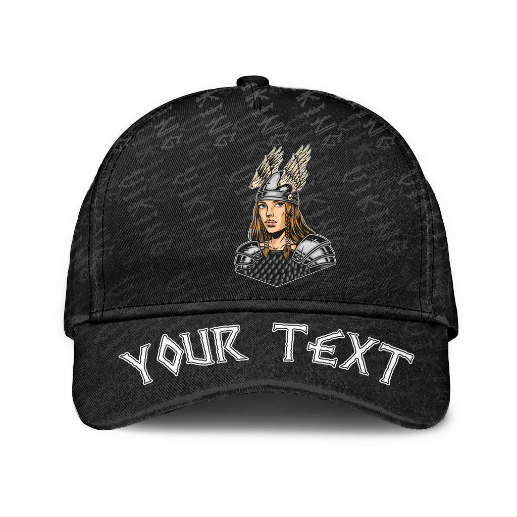 Personalized Woman In Metal Armor And Helmet Classic Cap 3D Baseball Caps Trucker Hats Custom Hats Gifts For Men & Women