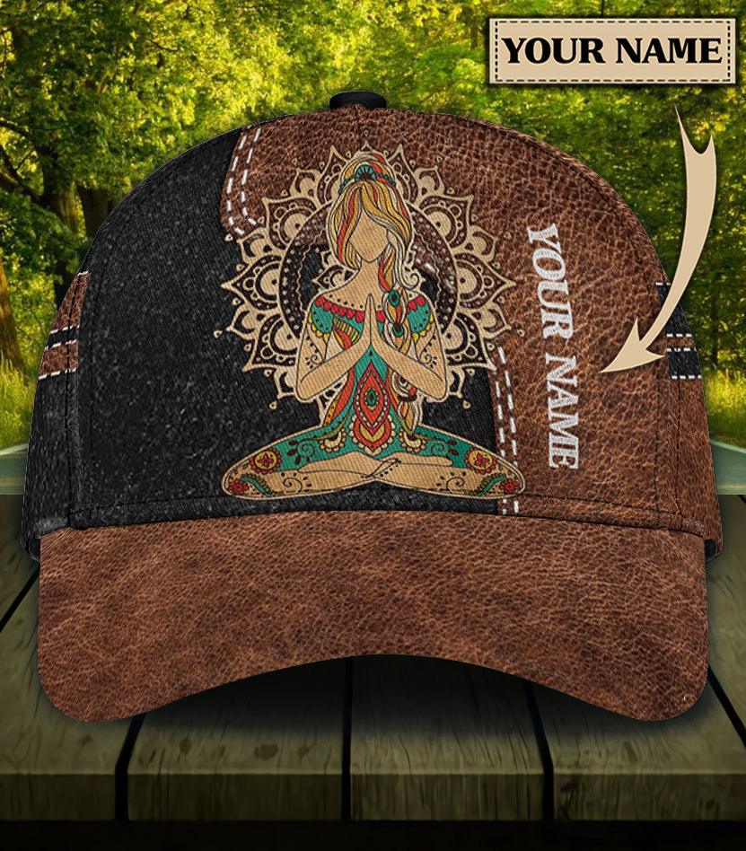 Personalized Yoga Classic Cap, Personalized Gift for Yoga Lovers Trucker Hats Custom Hats Gifts For Men & Women