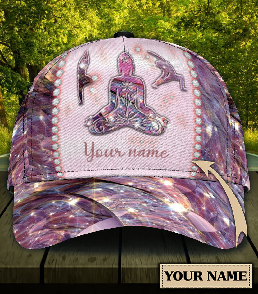 Personalized Yoga Classic Cap, Personalized Gift for Yoga Lovers Trucker Hats Custom Hats Gifts For Men & Women