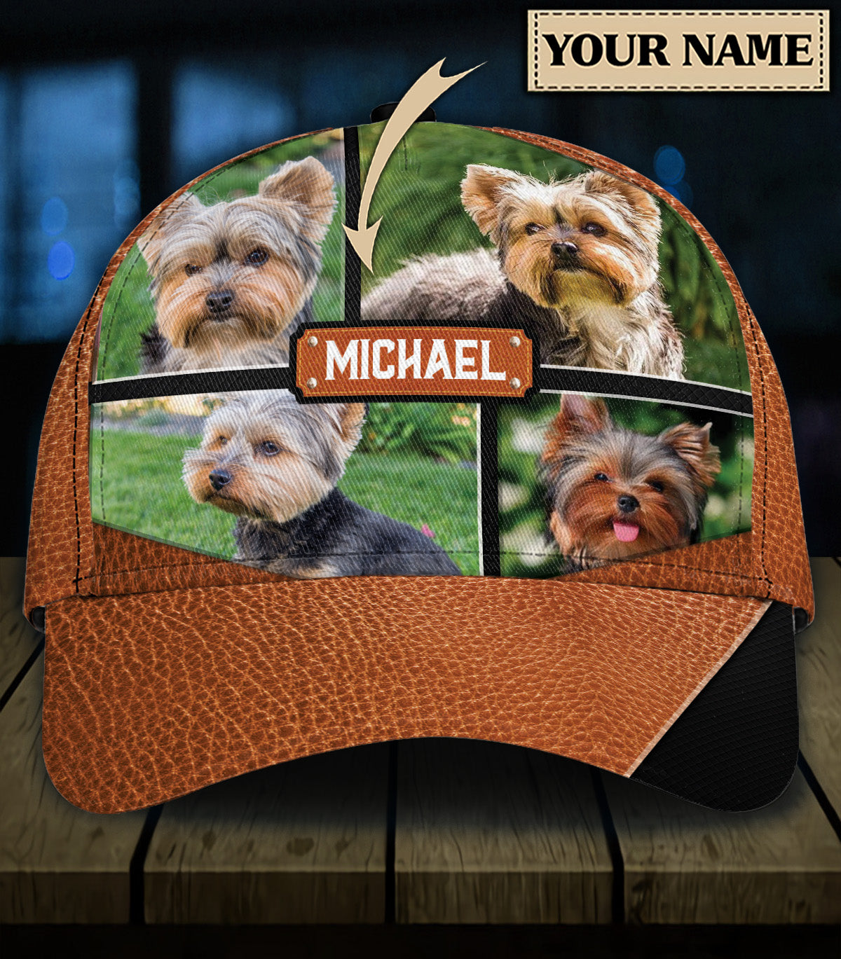 Personalized Yorkshire Classic Cap, Gift for Yorkshire Lovers, Cycling Lovers, Bike Lovers Trucker Hats Custom Hats Gifts For Men & Women