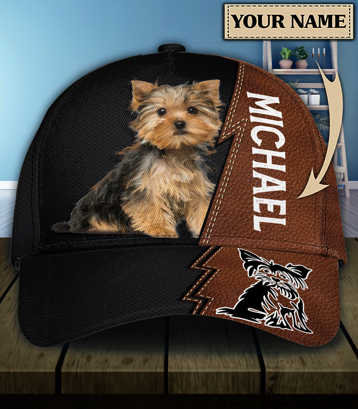 Personalized Yorkshire Classic Cap, Gift for Yorkshire Lovers, Cycling Lovers, Bike Lovers Trucker Hats Custom Hats Gifts For Men & Women