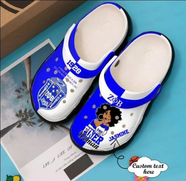 Personalized Zeta Phi Beta Finer Woman 1920 102 Gift For Lover Rubber clog Shoes Comfy Footwear