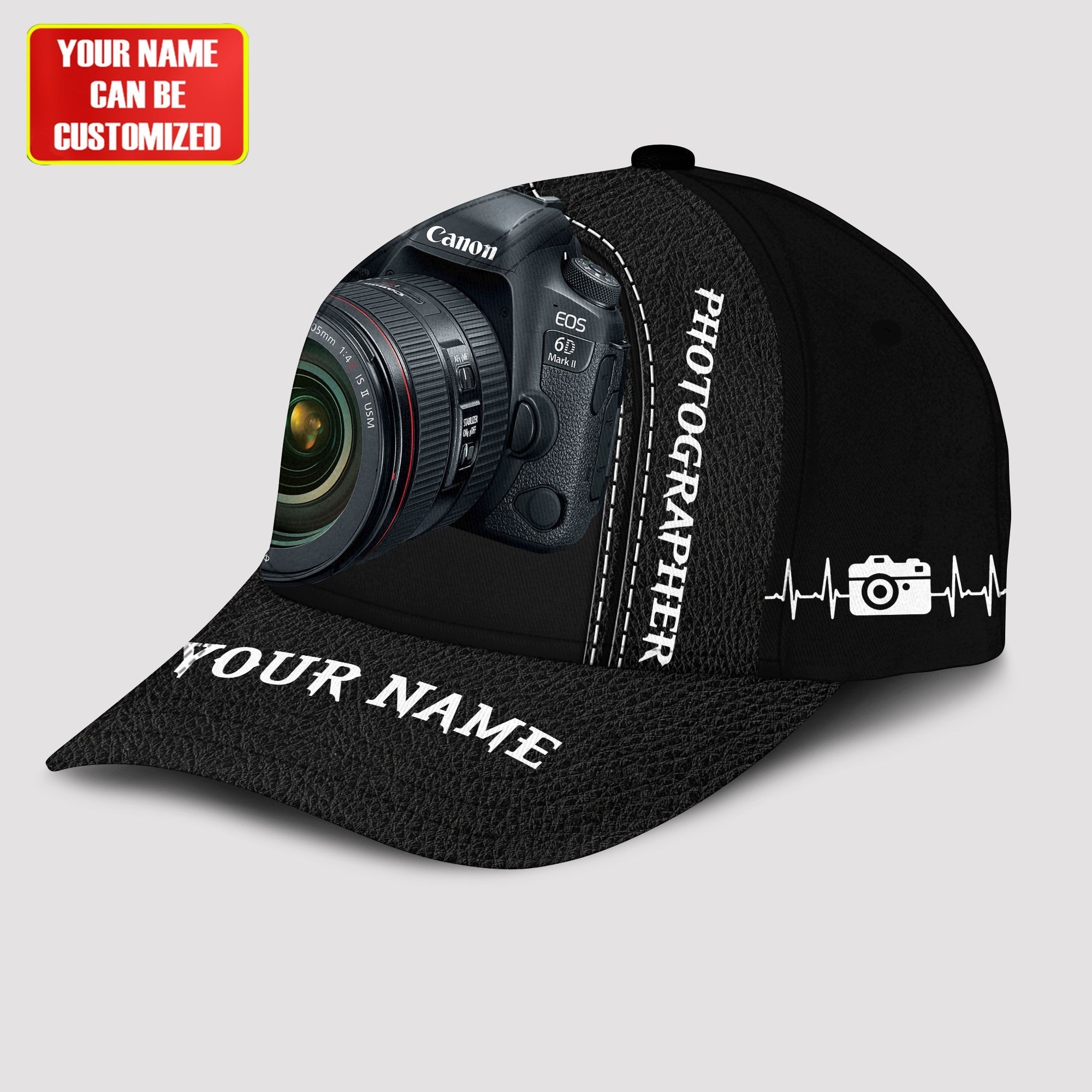 Personaziled Camera Photographer Classic Cap Trucker Hats Custom Hats Gifts For Men & Women