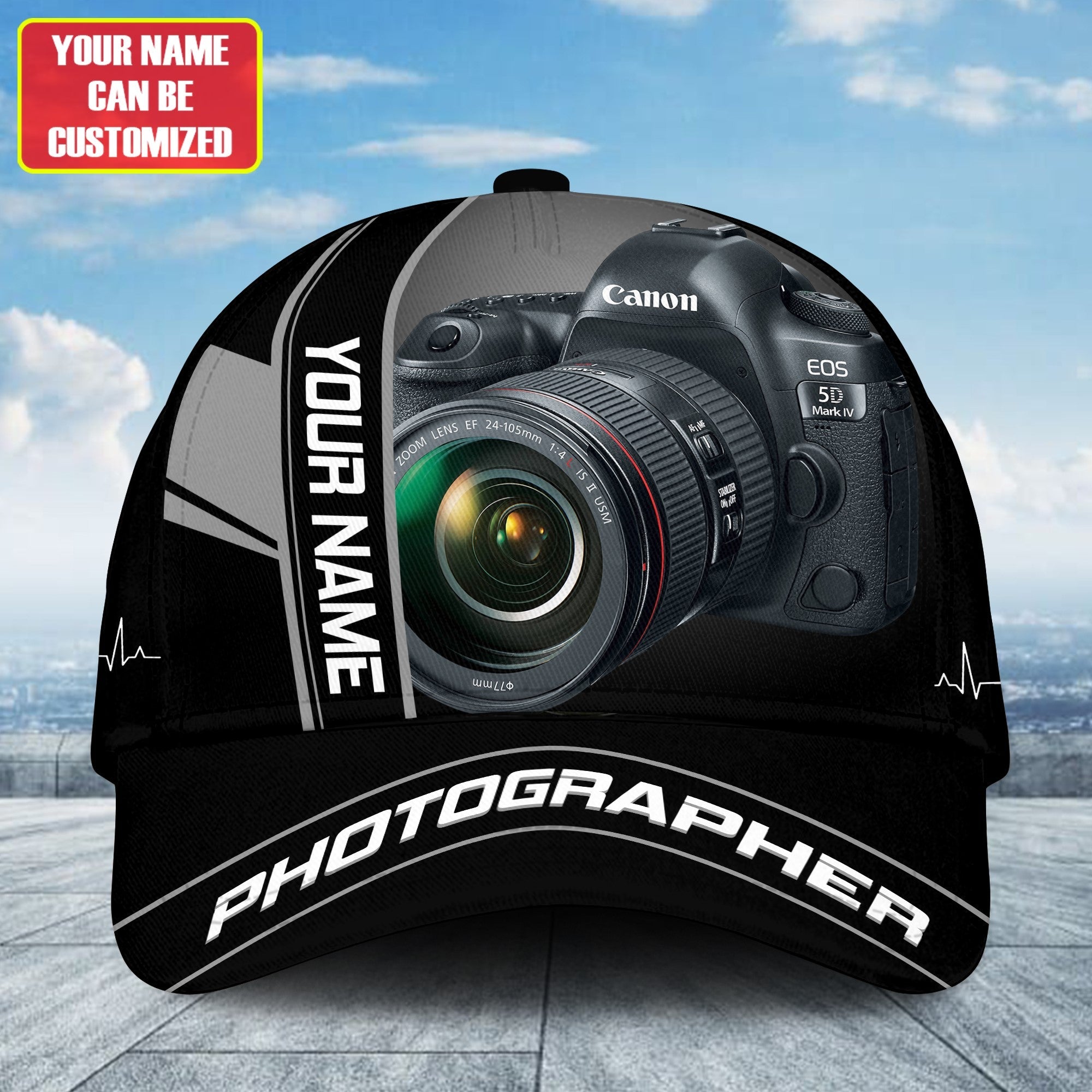 Personaziled Camera Photographer Classic Cap Trucker Hats Custom Hats Gifts For Men & Women