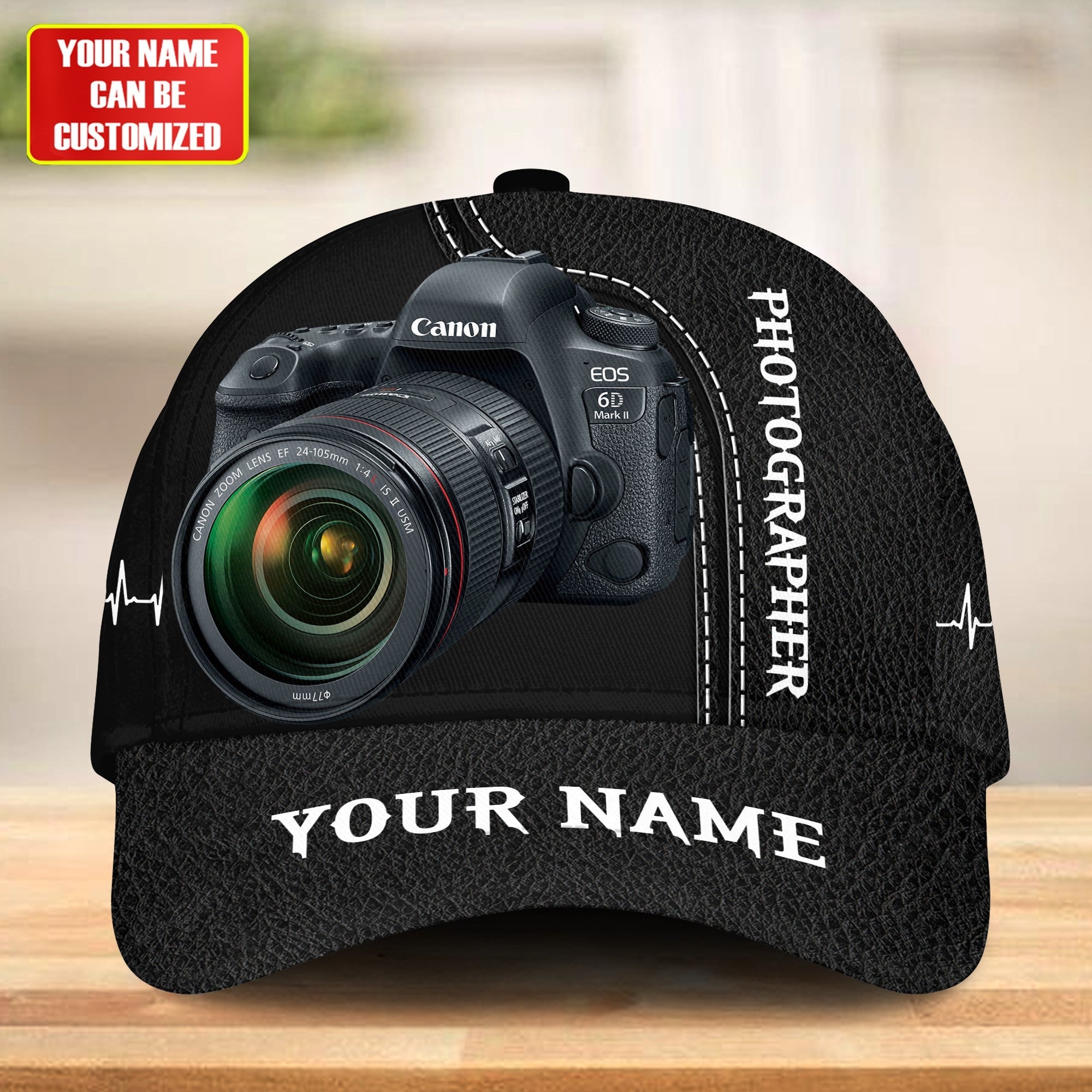 Personaziled Camera Photographer Classic Cap Trucker Hats Custom Hats Gifts For Men & Women