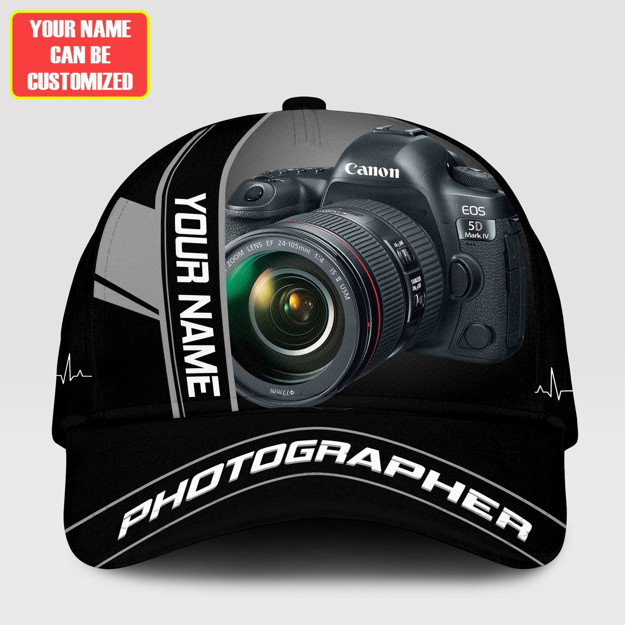 Personaziled Camera Photographer Classic Cap Trucker Hats Custom Hats Gifts For Men & Women