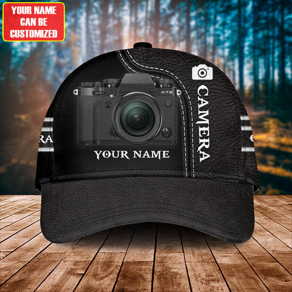 Personaziled name Camera Classic Cap Trucker Hats Custom Hats Gifts For Men & Women