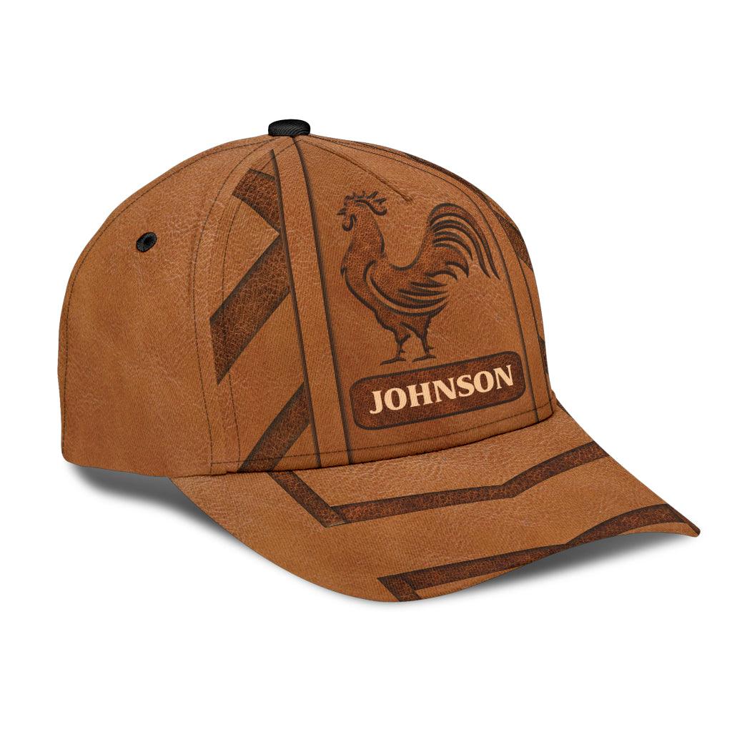 Pesonalized Chicken Classic Cap, Gift for Farmers, Cow Lovers, Chicken Lovers Trucker Hats Custom Hats Gifts For Men & Women