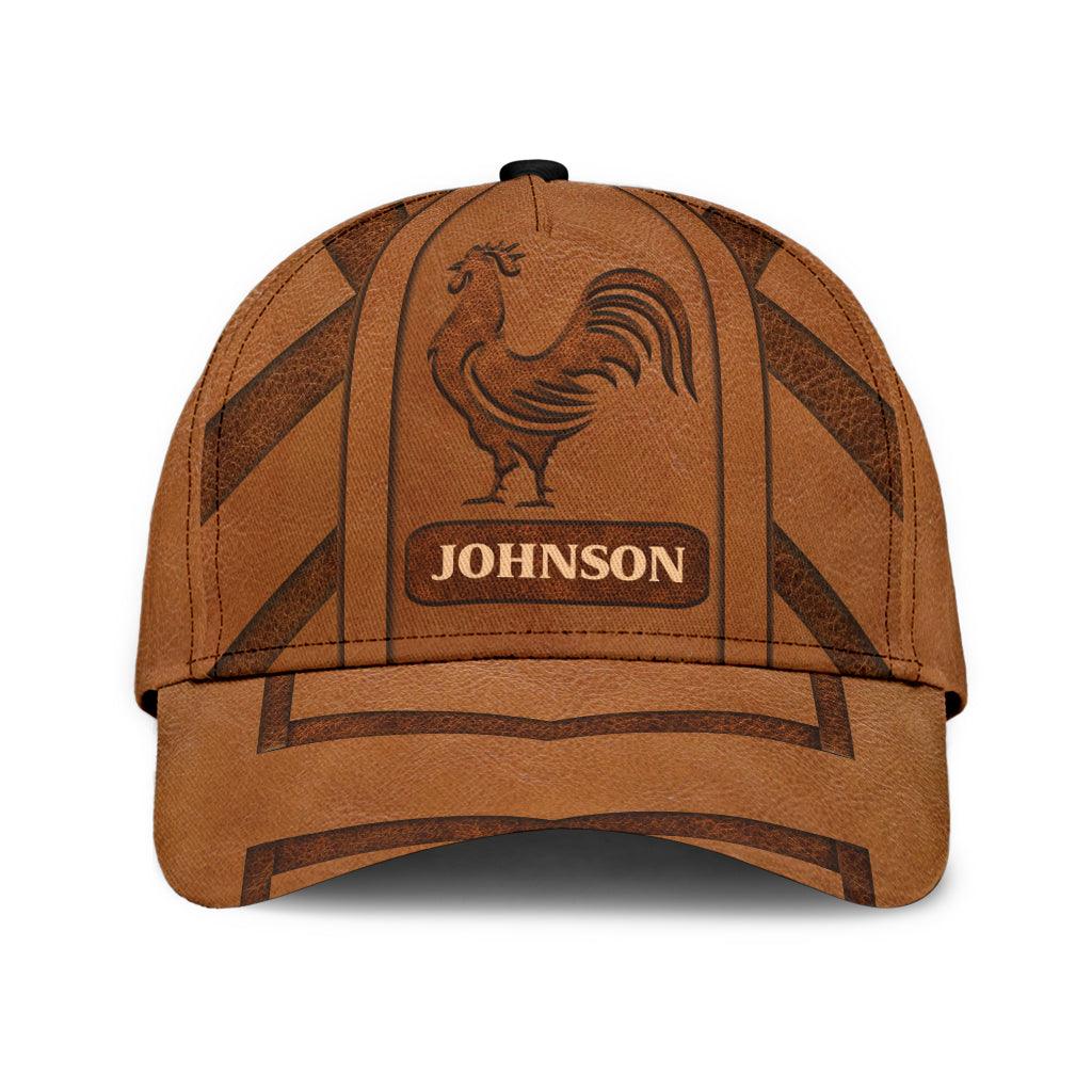Pesonalized Chicken Classic Cap, Gift for Farmers, Cow Lovers, Chicken Lovers Trucker Hats Custom Hats Gifts For Men & Women