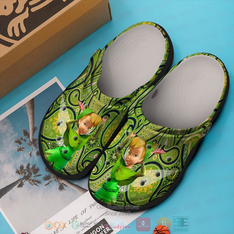 Peter Pan Cartoon Crocs Crocband Clogs Shoes Comfortable For Men Women and Kids