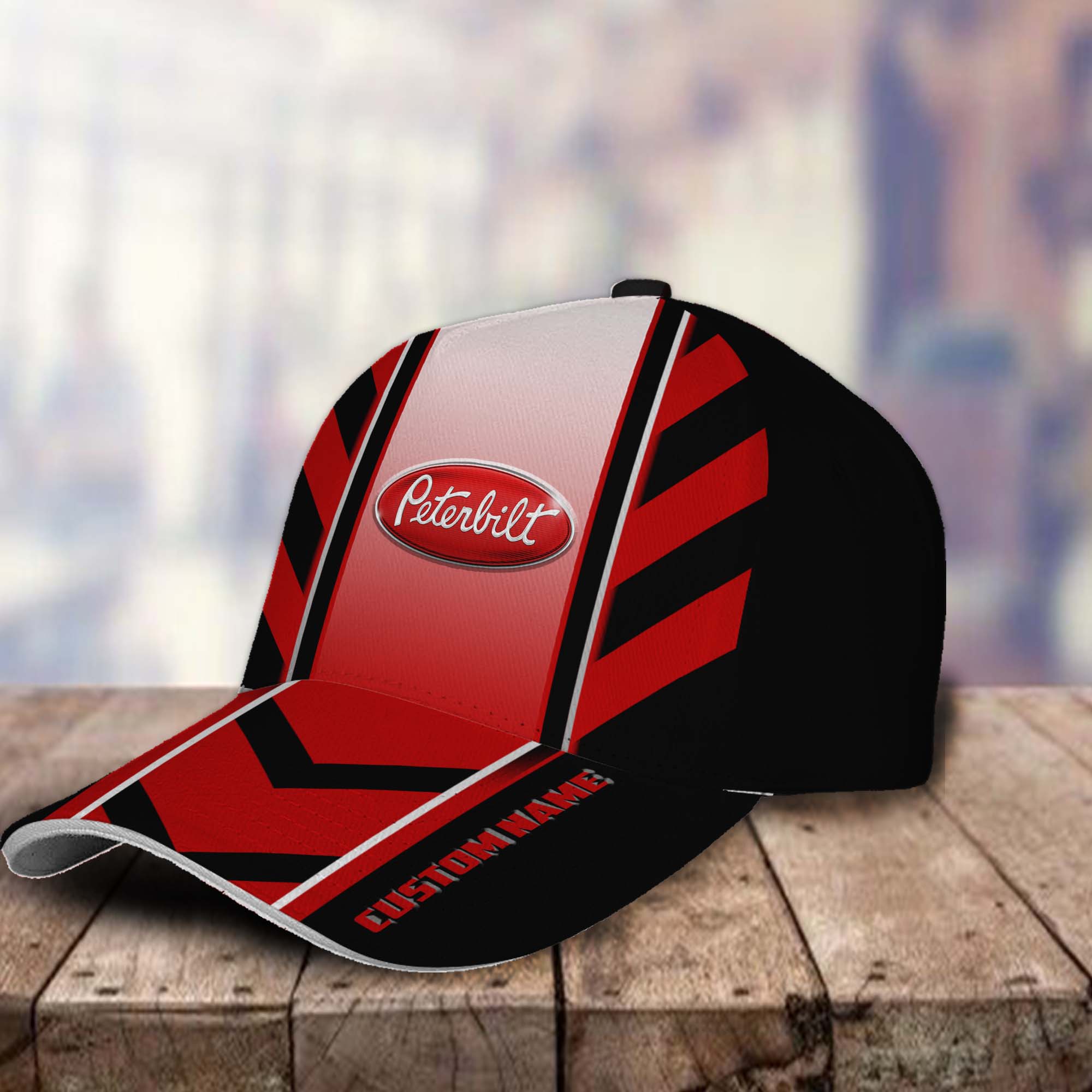 Peterbilt 3D Classic Cap Custom Name Trucker Hats Custom Hats Gifts For Men & Women