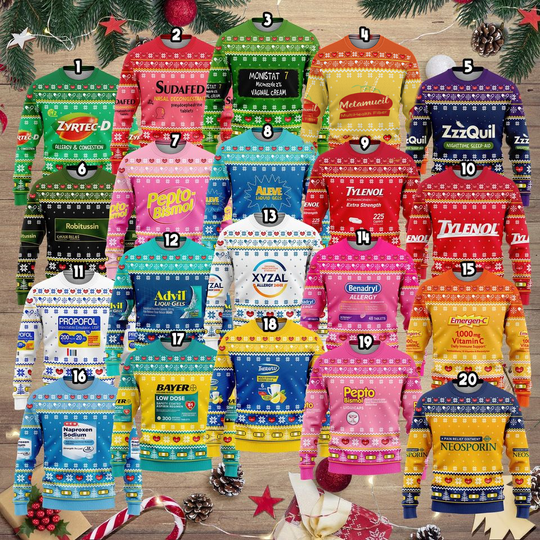 Pharmacy Christmas Ugly Sweater - Image 13