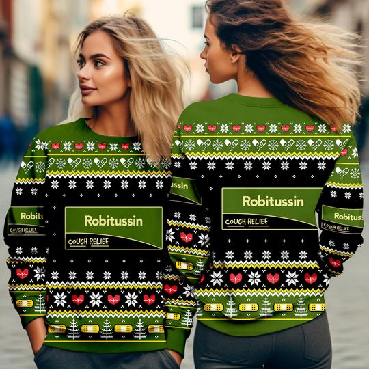 Pharmacy Ugly Christmas Sweater, Nurse Christmas Ugly Sweater, Family Xmas Group Sweater - Image 11