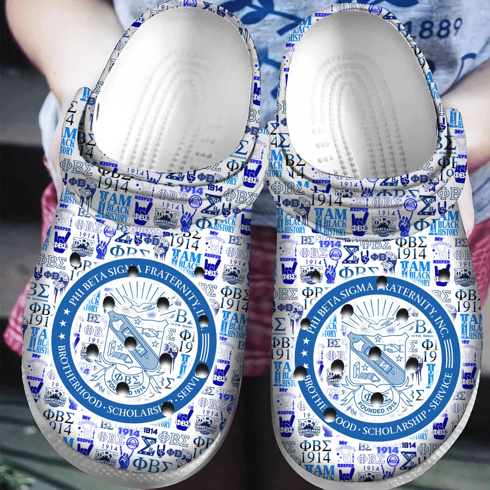 Phi Beta Sigma Classic Clogs Shoes