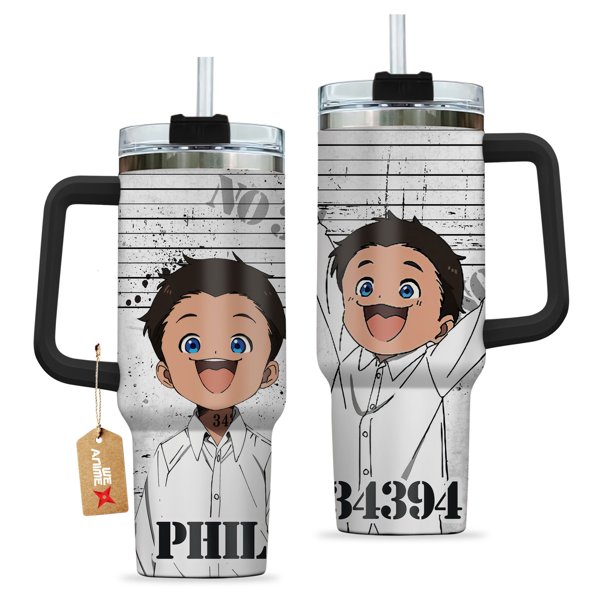 Phil The Promised Neverland Anime Custom Stanley Cup 40 oz 30 oz Tumbler With HandleTVC2301154 - Image 2
