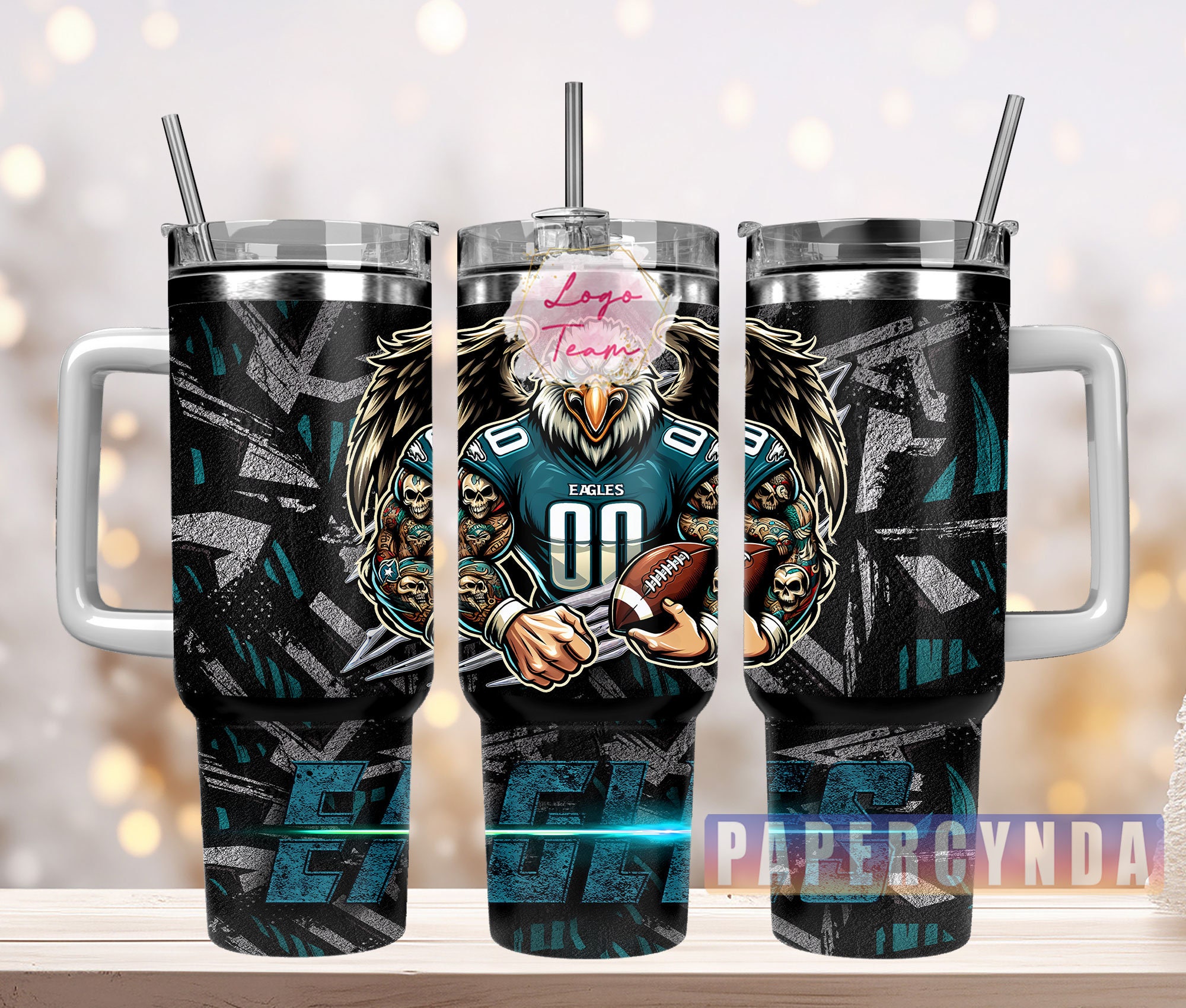 Philadelphia Eagles Custom Stanley Cup 40 oz 30 oz Tumbler With HandleTVC2301839