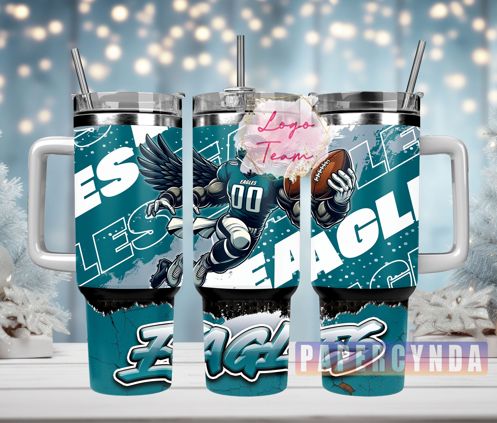 Philadelphia Eagles Custom Stanley Cup 40 oz 30 oz Tumbler With HandleTVC2301841