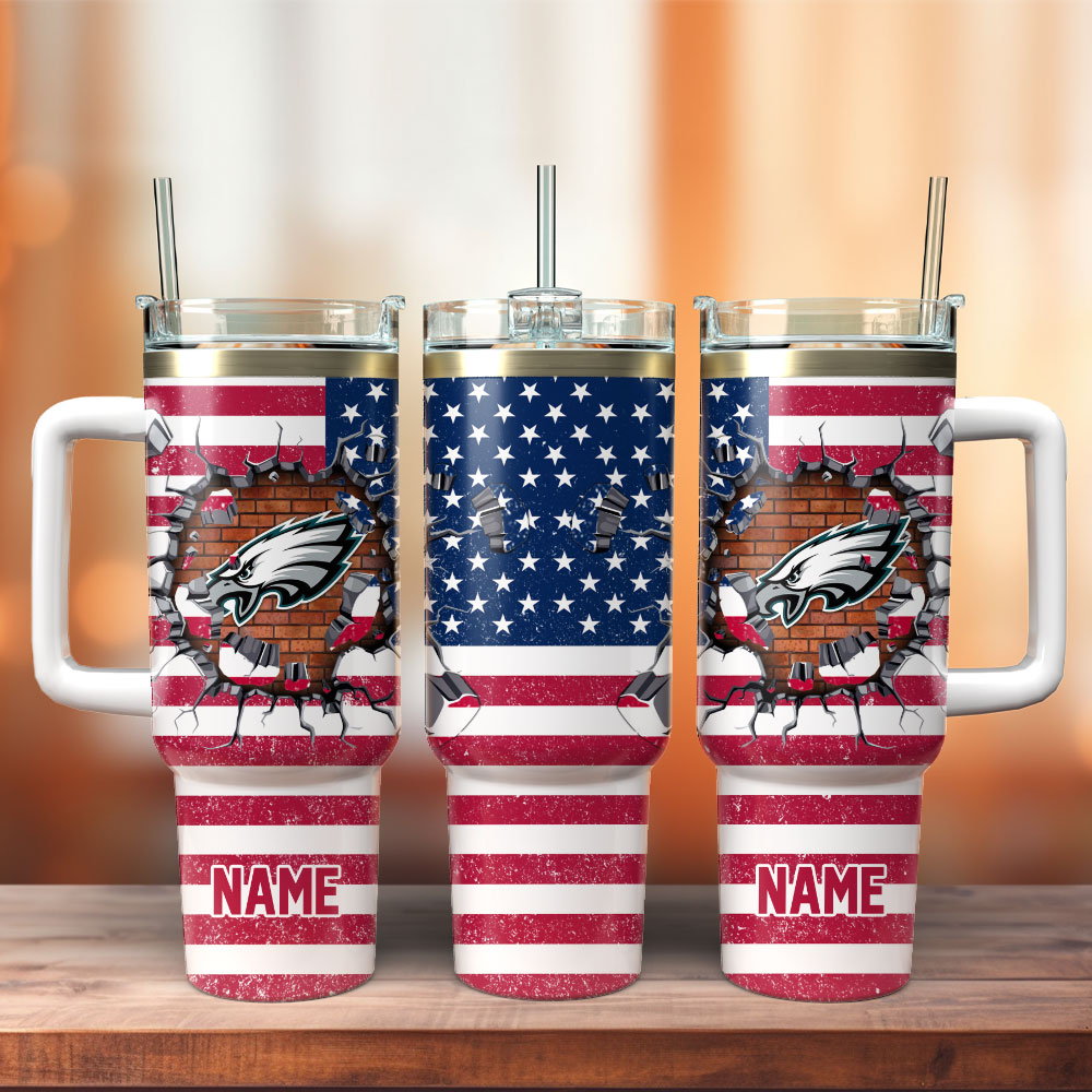 Philadelphia Eagles Football NFL Sport Custom Stanley Cup 40 oz 30 oz Tumbler With HandleTVC2301251