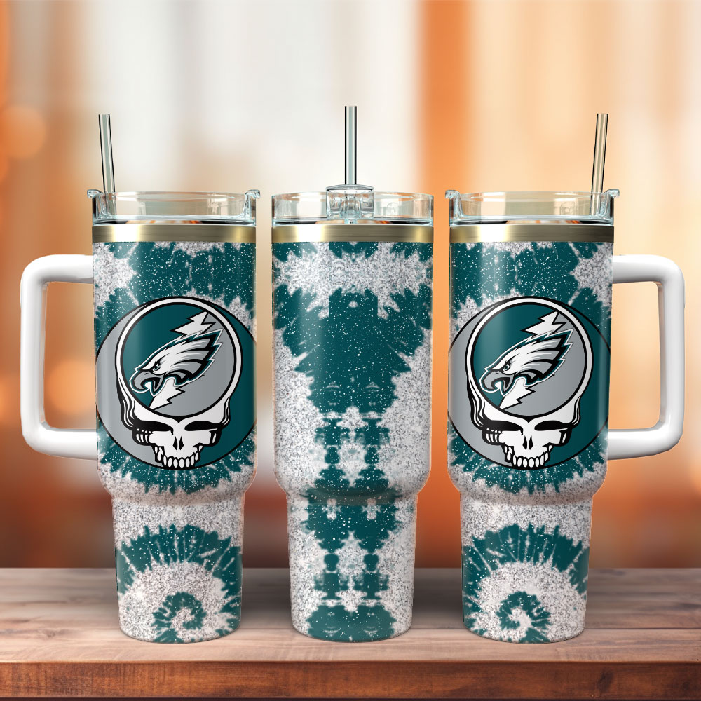 Philadelphia Eagles Football Team NFL Custom Stanley Cup 40 oz 30 oz Tumbler With HandleTVC2301247