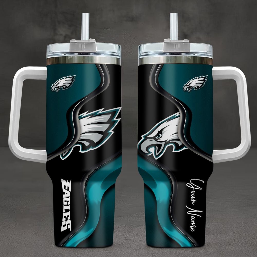 Philadelphia Eagles NFL Custom Stanley Cup 40 oz 30 oz Tumbler With HandleTVC2301100