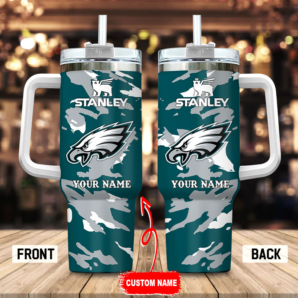 Philadelphia Eagles NFL Custom Stanley Cup 40 oz 30 oz Tumbler With HandleTVC2301101