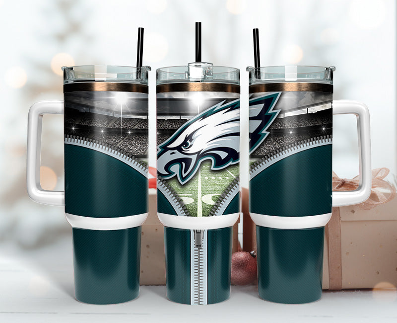 Philadelphia Eagles NFL Custom Stanley Cup 40 oz 30 oz Tumbler With HandleTVC2301139