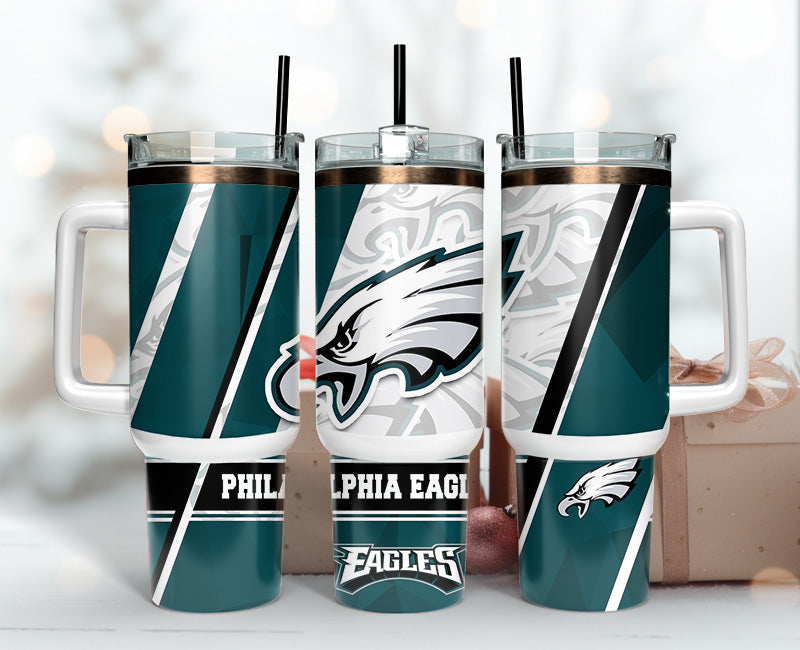 Philadelphia Eagles NFL Custom Stanley Cup 40 oz 30 oz Tumbler With HandleTVC2301140
