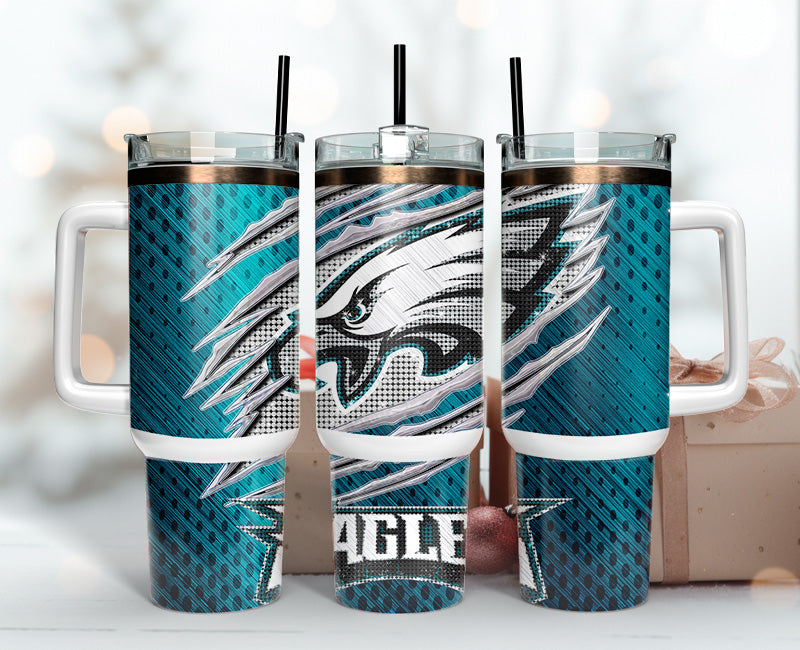 Philadelphia Eagles NFL Custom Stanley Cup 40 oz 30 oz Tumbler With HandleTVC2301141