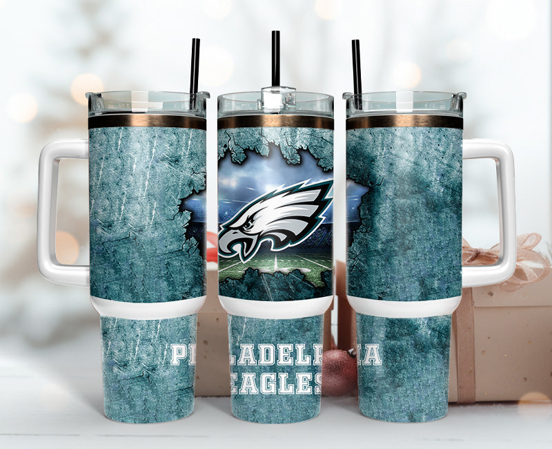 Philadelphia Eagles NFL Custom Stanley Cup 40 oz 30 oz Tumbler With HandleTVC2301147