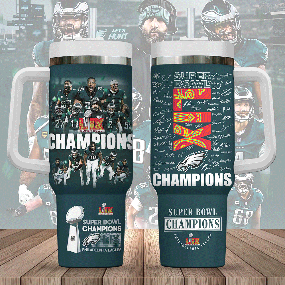 Philadelphia Eagles NFL Custom Stanley Cup 40 oz 30 oz Tumbler With HandleTVC2301246