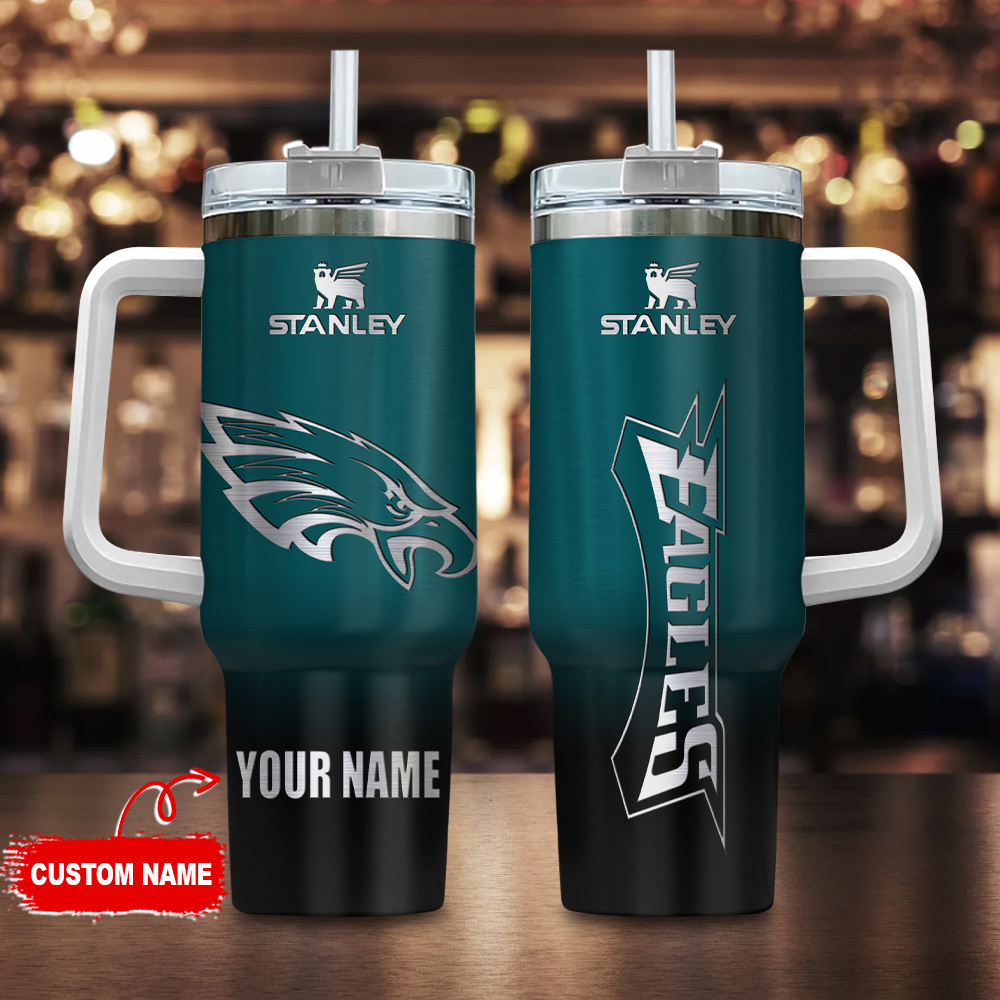 Philadelphia Eagles NFL Custom Stanley Cup 40 oz 30 oz Tumbler With HandleTVC230180