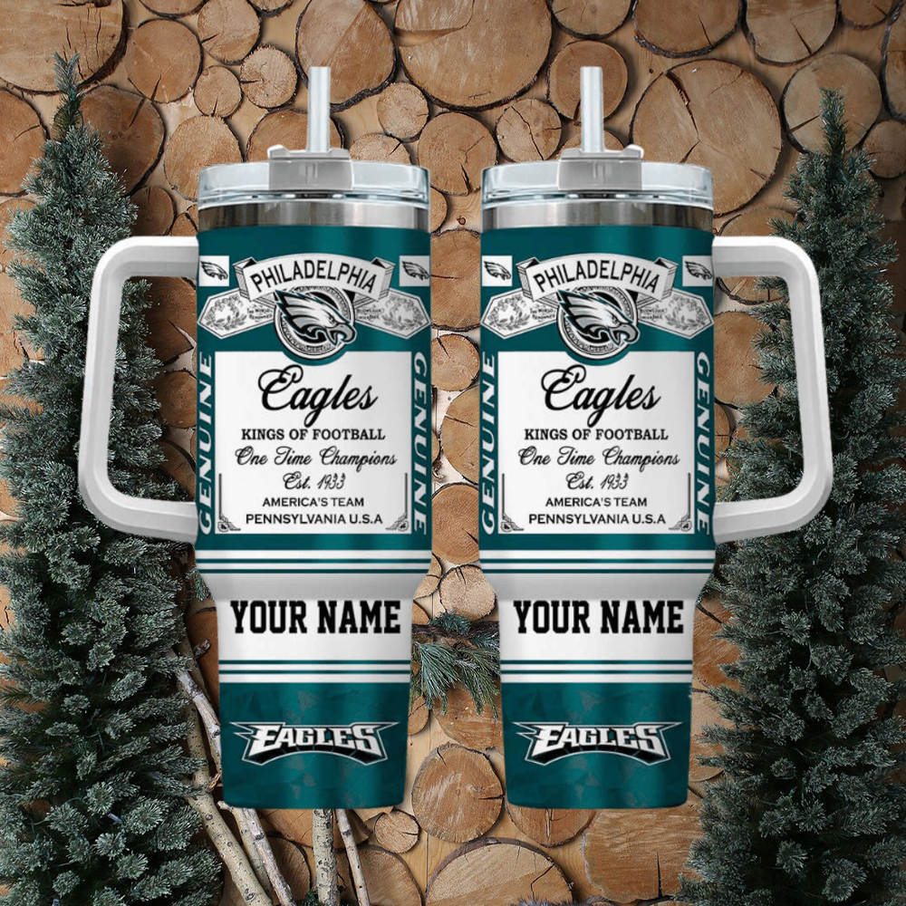 Philadelphia Eagles NFL Custom Stanley Cup 40 oz 30 oz Tumbler With HandleTVC2301969