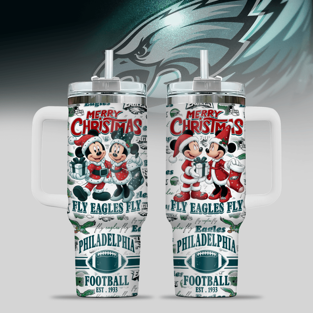 Philadelphia Eagles NFL Custom Stanley Cup 40 oz 30 oz Tumbler With HandleTVC230199