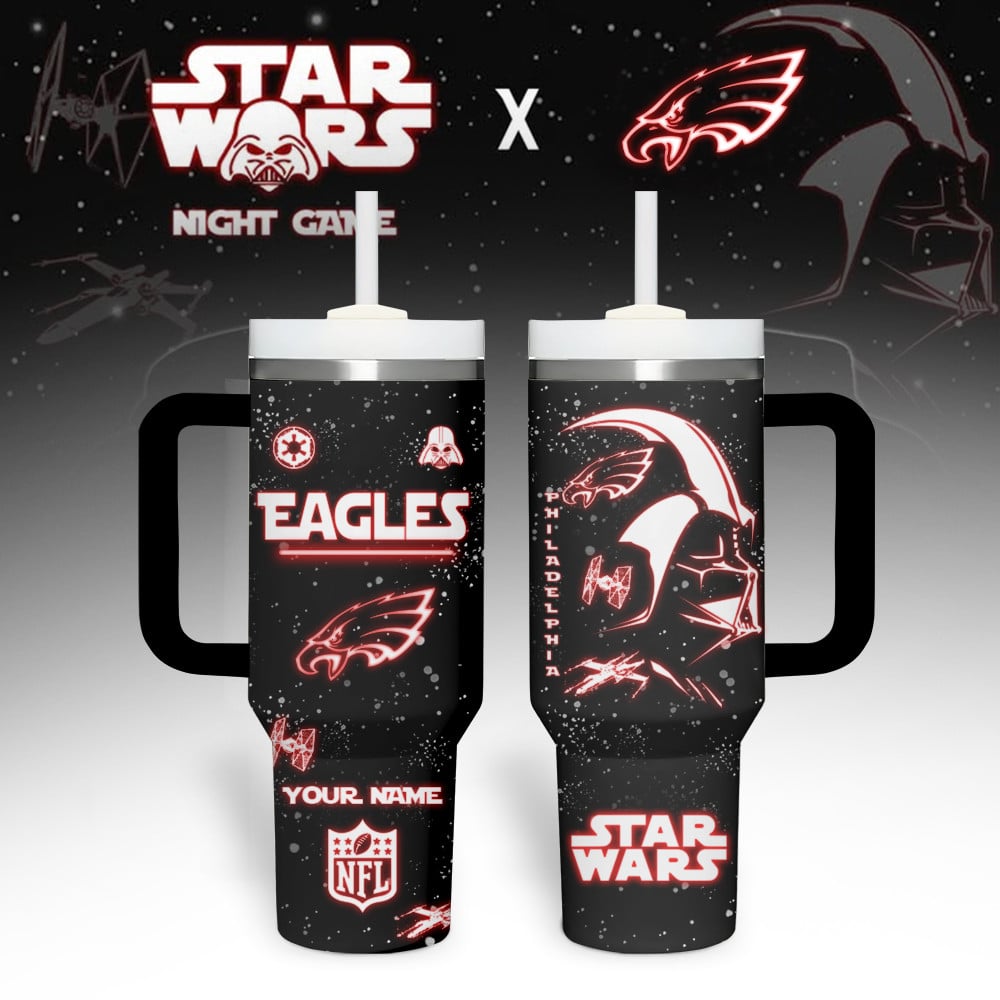 Philadelphia Eagles NFL Custom Stanley Cup 40 oz 30 oz Tumbler With HandleTVC230199