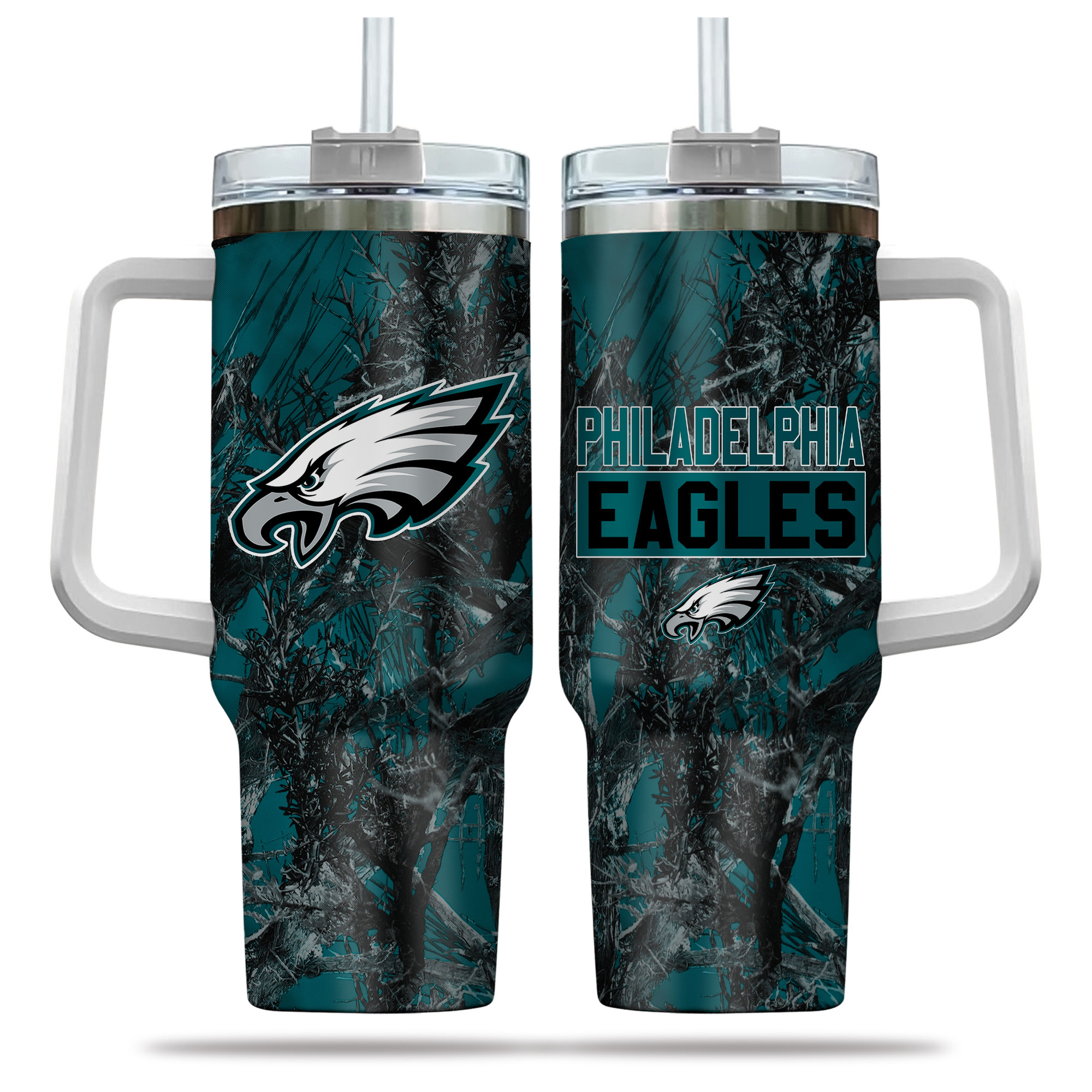 Philadelphia Eagles NFL Hunting Custom Stanley Cup 40 oz 30 oz Tumbler With HandleTVC230182