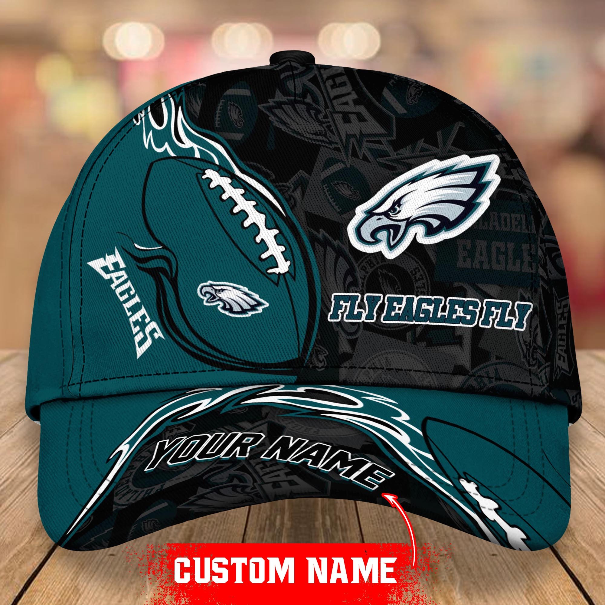 Philadelphia Eagles Personalized Baseball Cap Trucker Hats Custom Hats Gifts For Men & Women