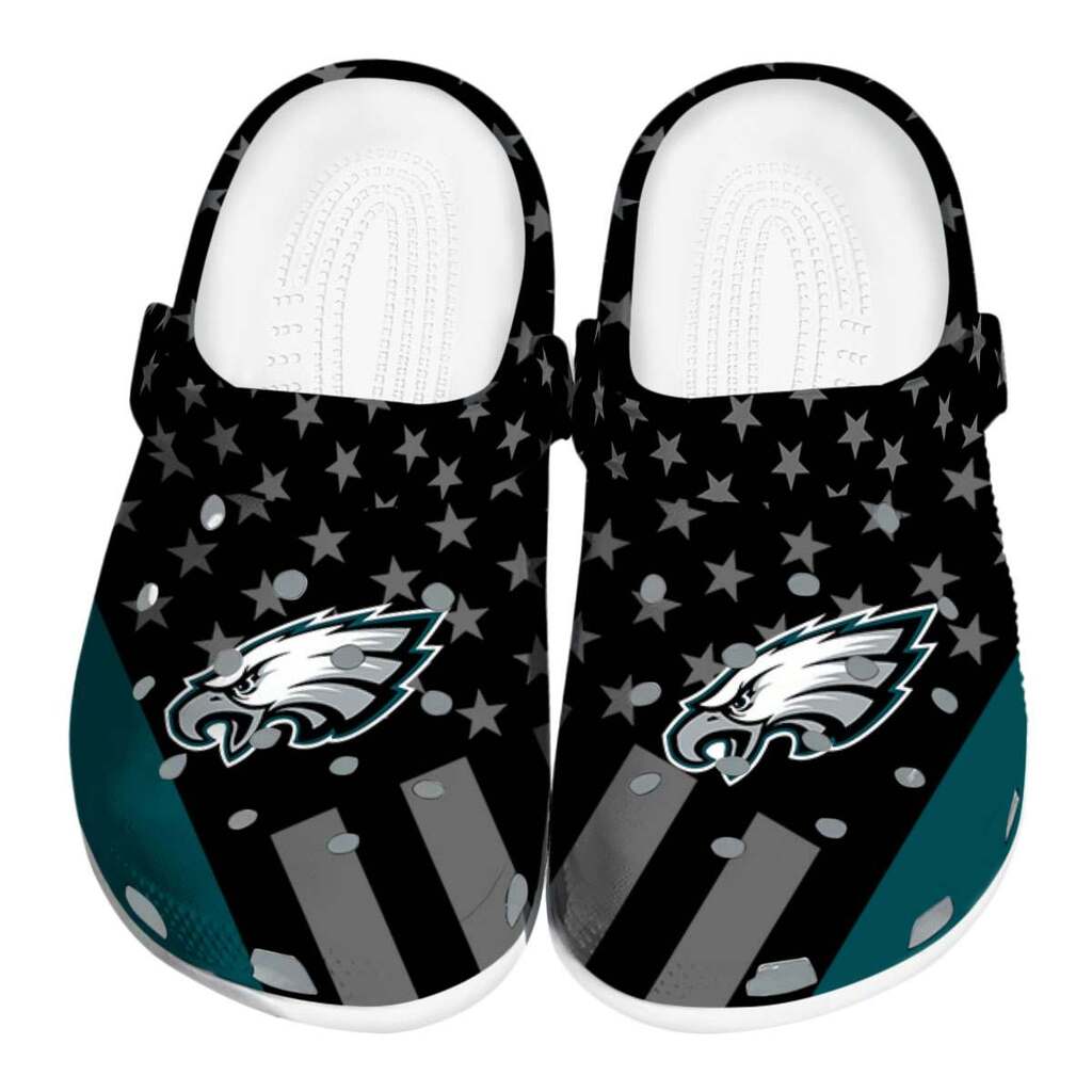 Philadelphia Eagles Stellar Stripes Theme ClogTVC1801136