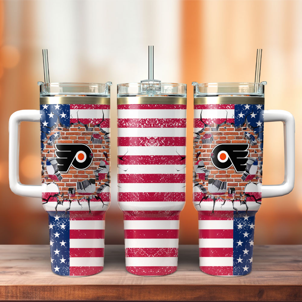 Philadelphia Flyers Hockey NHL Sport Custom Stanley Cup 40 oz 30 oz Tumbler With HandleTVC2301251