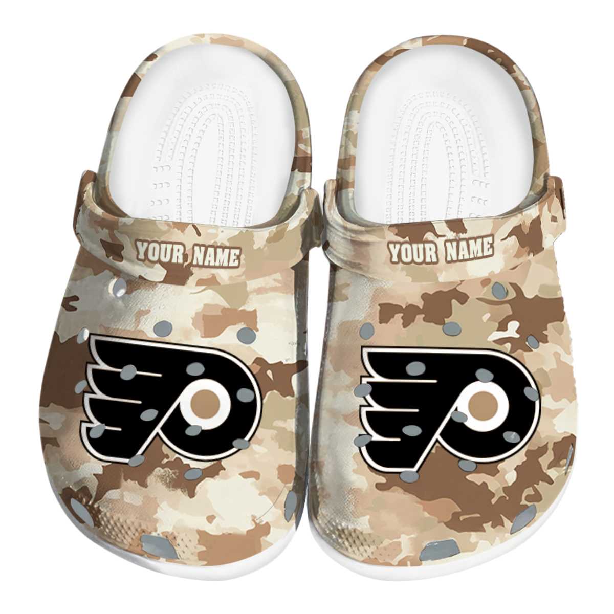Philadelphia Flyers NHL Sport Crocs Crocband Clogs Shoes Comfortable For Men Women and Kids