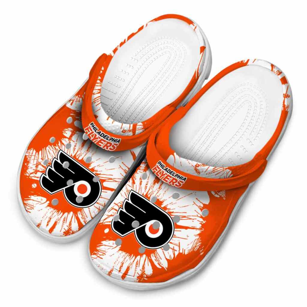 Philadelphia Flyers Splatter Graphics ClogTVC1801901 - Image 4
