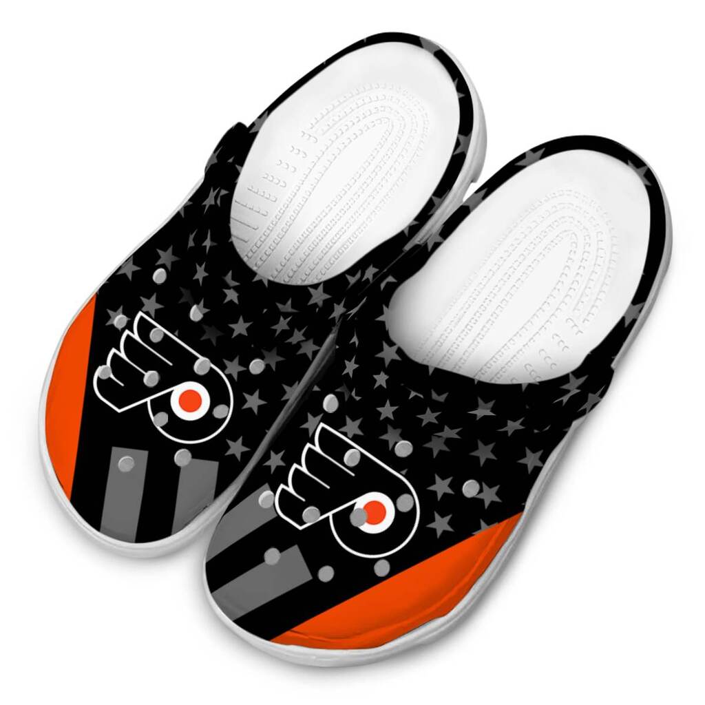 Philadelphia Flyers Stellar Stripes Theme ClogTVC1801901 - Image 4