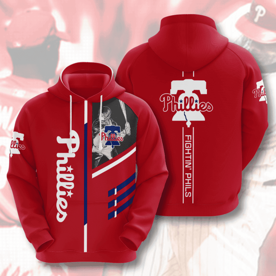 Philadelphia Phillies 3D All Over Print Hoodie, Zip Hoodie